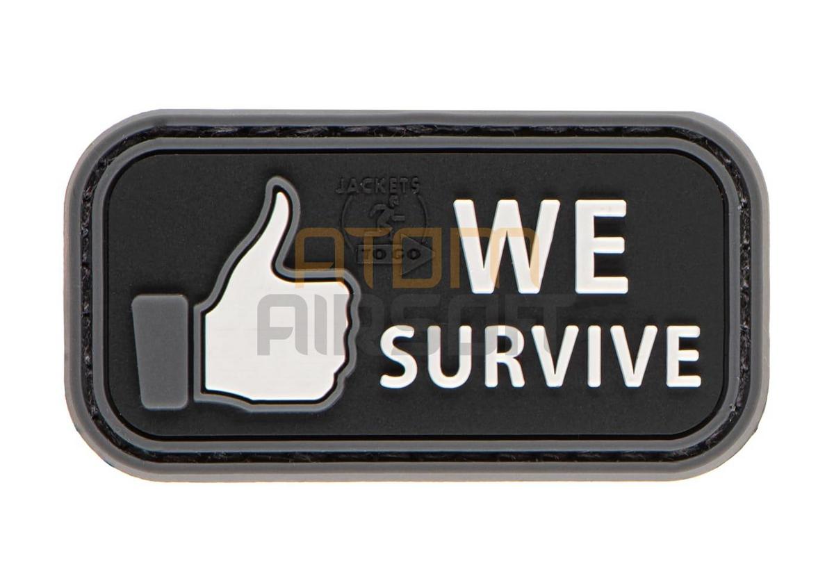 JTG "We Survive" PVC velcro badge
