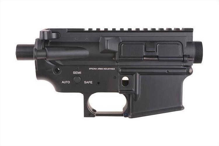 Specna Arms M4 metal frame with SA logo - black