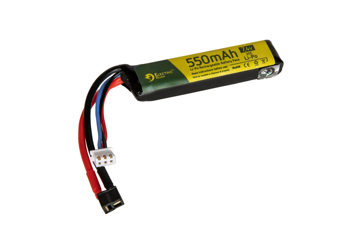 Electro River LiPo 7.4V 550mAh 20C AEP-MOSFET battery