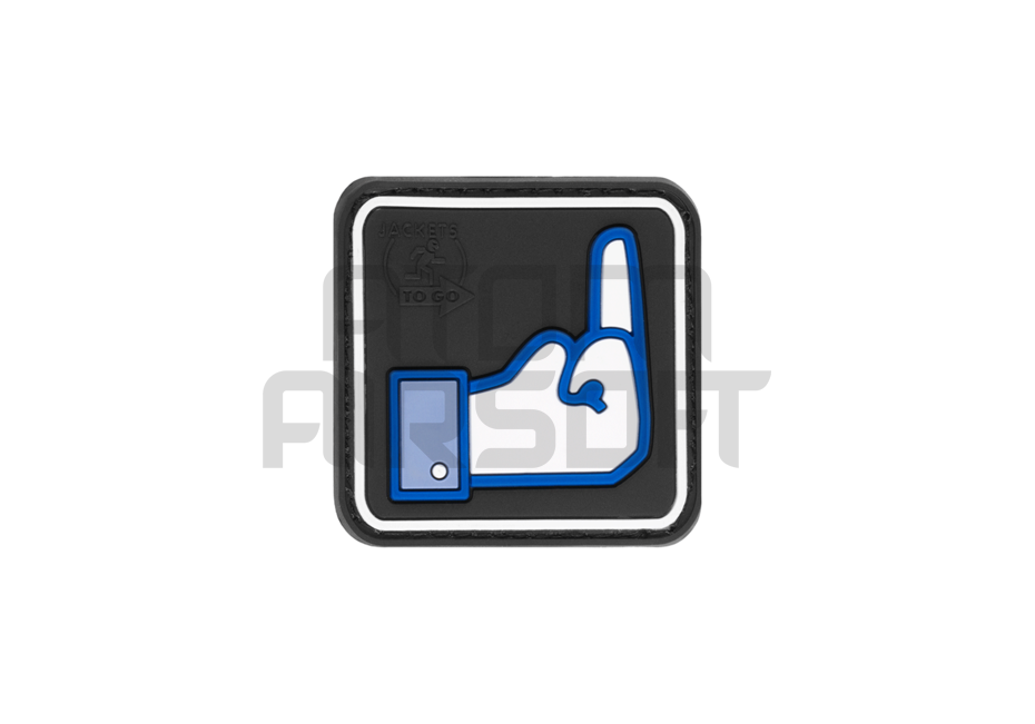JTG "Dislike" PVC velcro badge