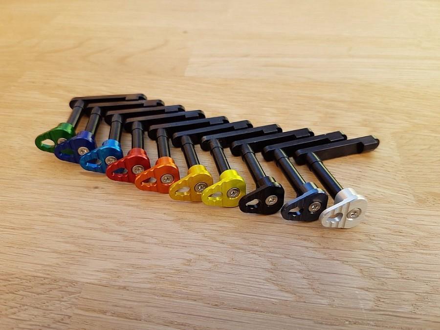 Retro Arms CNC magazine release AR15, black - B