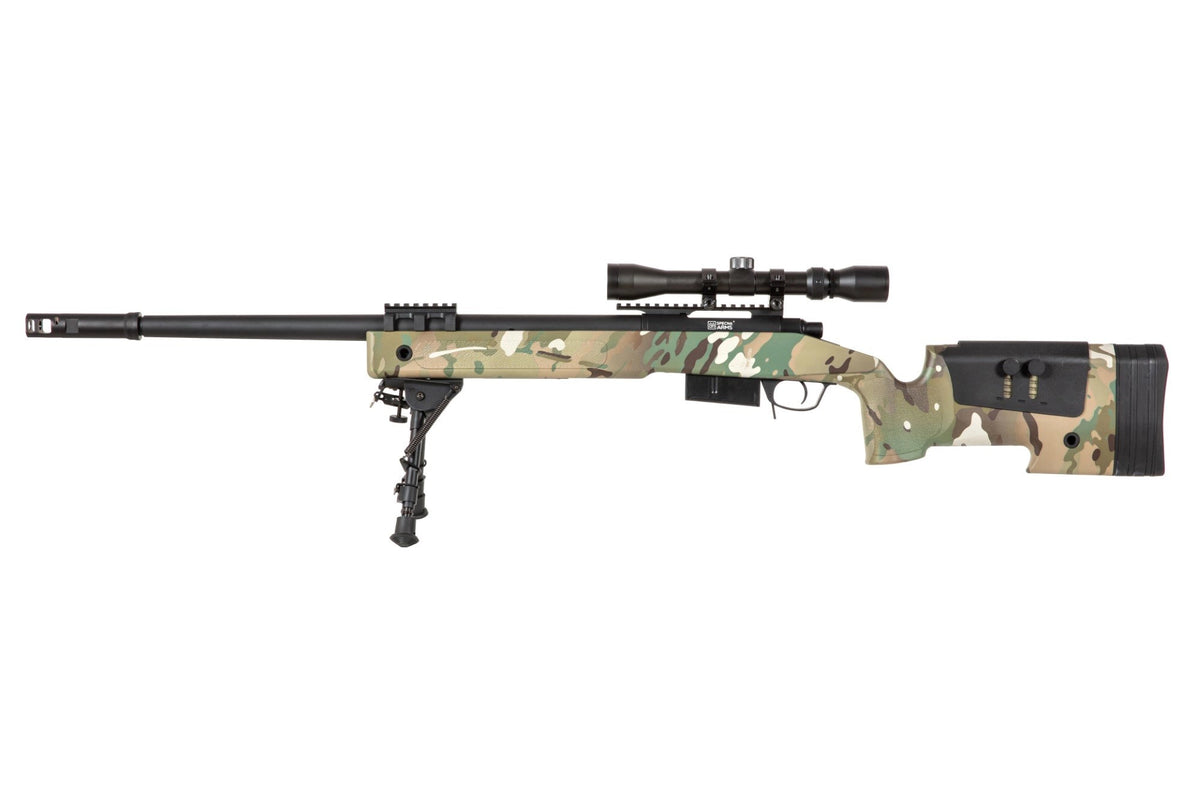 Specna Arms SA-S03 CORE™ sniper rifle with bipod and scope - MC