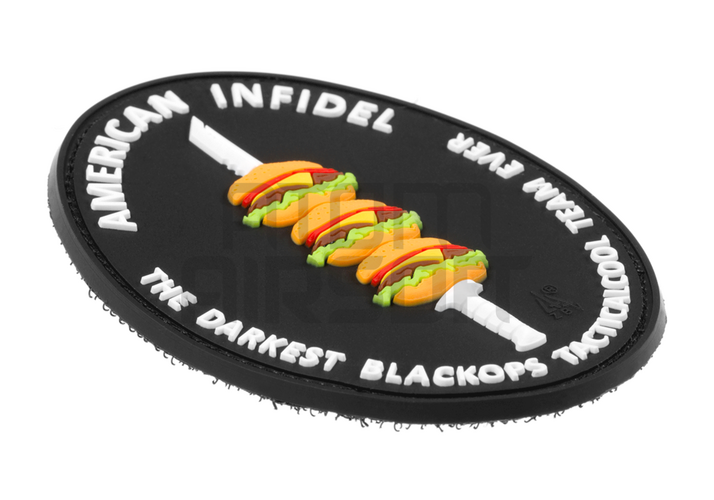 JTG "American Infidel" PVC velcro badge
