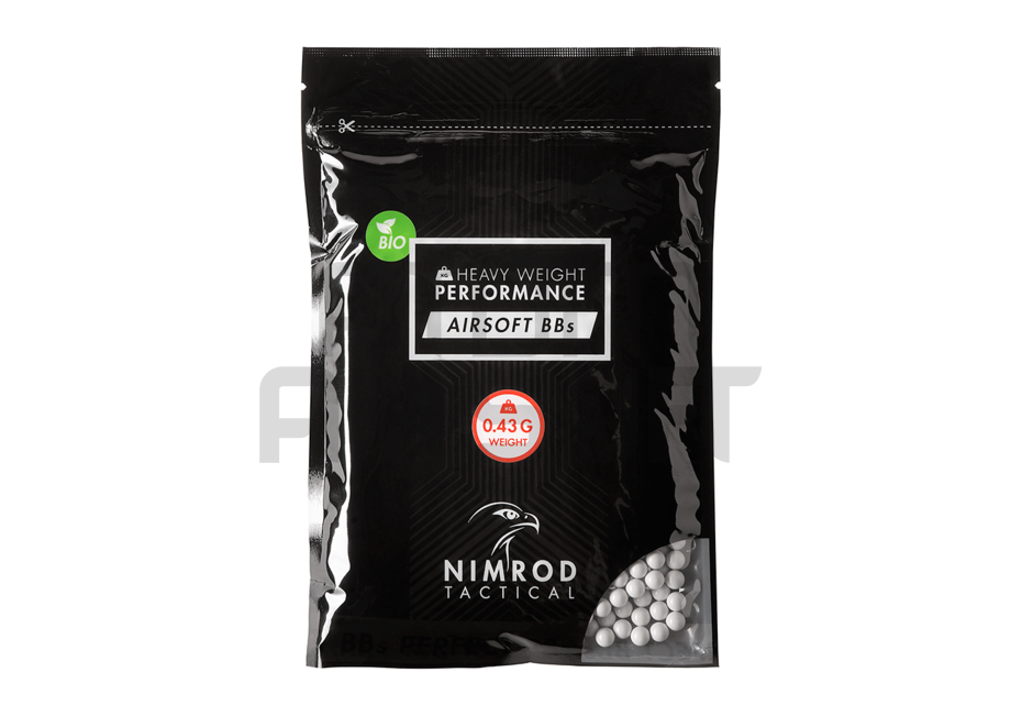 Nimrod 0.43g Professional Performance, PLA BBs - 1000 pcs