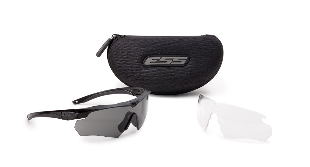 ESS Crossbow One 2LS Ballistic Goggles (Clear and Smoke Lens)