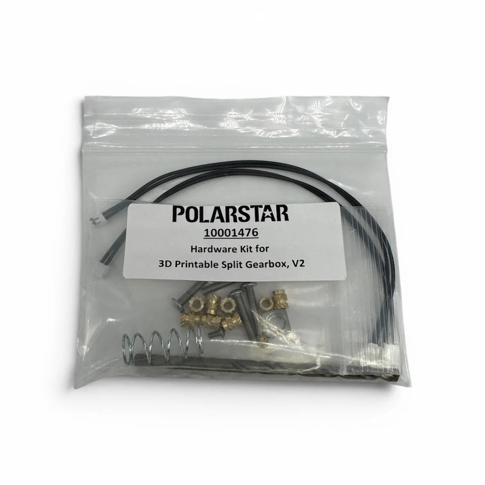 PolarStar tarvikesarja 3D-tulostettavaan V2 split-rataslaatikkoon