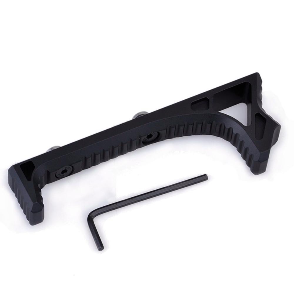 M-ETAL Alumiininen KeyMod Link Curved etukahva – musta