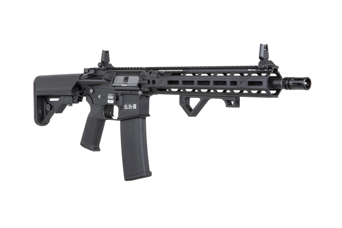 Specna Arms Daniel Defence RIS III 12.5'' SA-P28 Prime Aster II ETU harjattomalla moottorilla - musta
