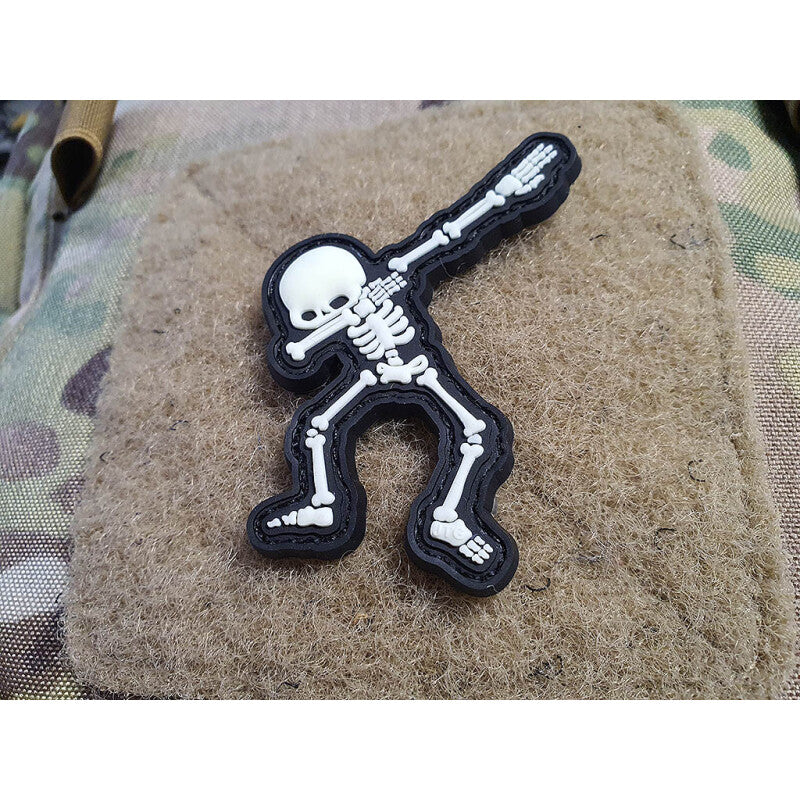JTG Dabbing Skeleton Rubber Patch