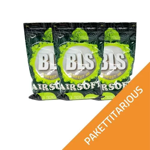 3x BLS 0,32g PLA-kuula, 1kg (3125kpl)