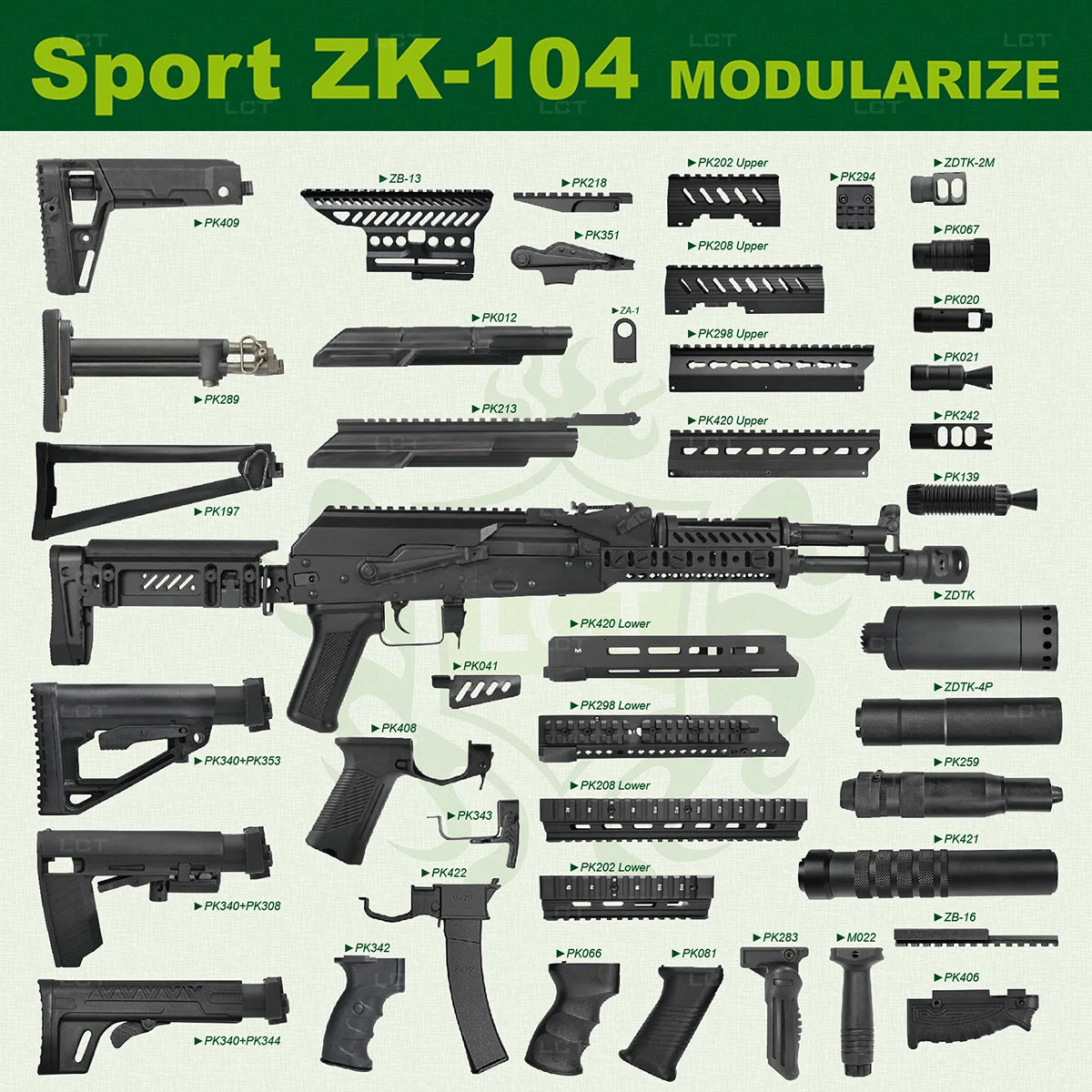 LCT ZKS-104 Sport AEG airsoft-replica