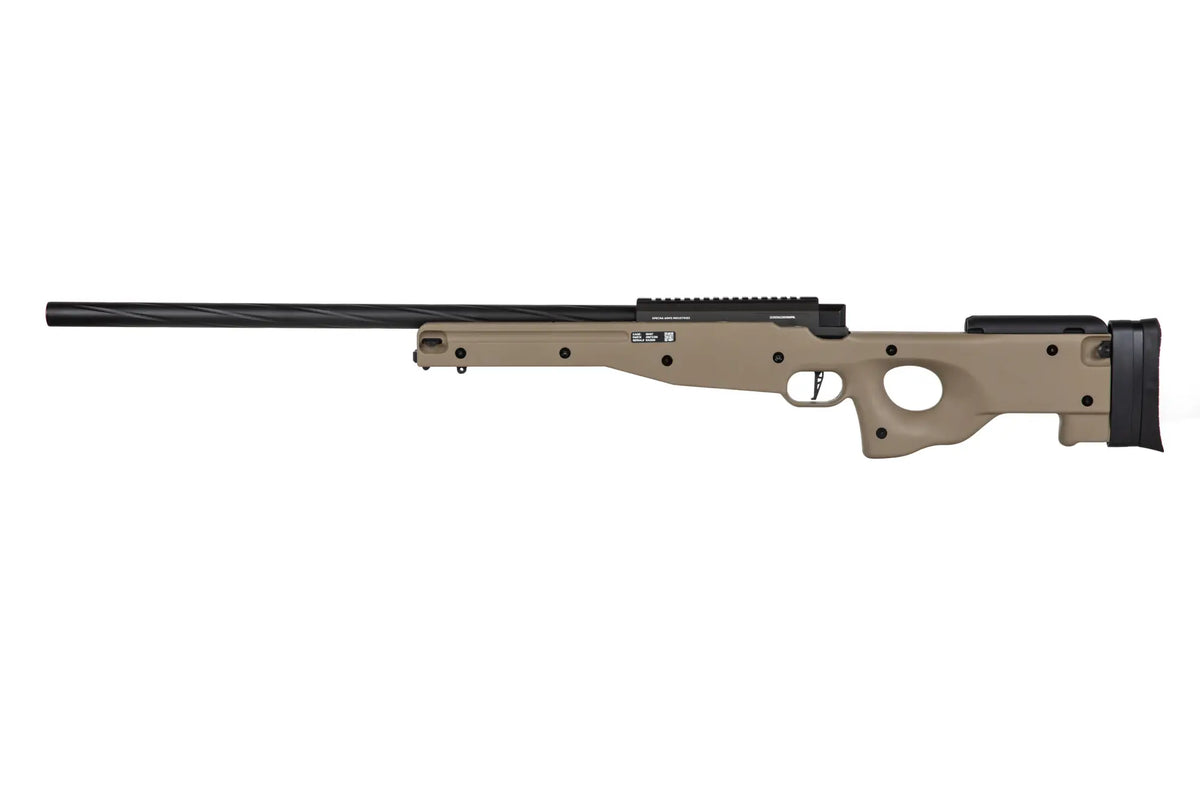 Specna Arms SA-S11 airsoft-tarkkuuskivääri - tan