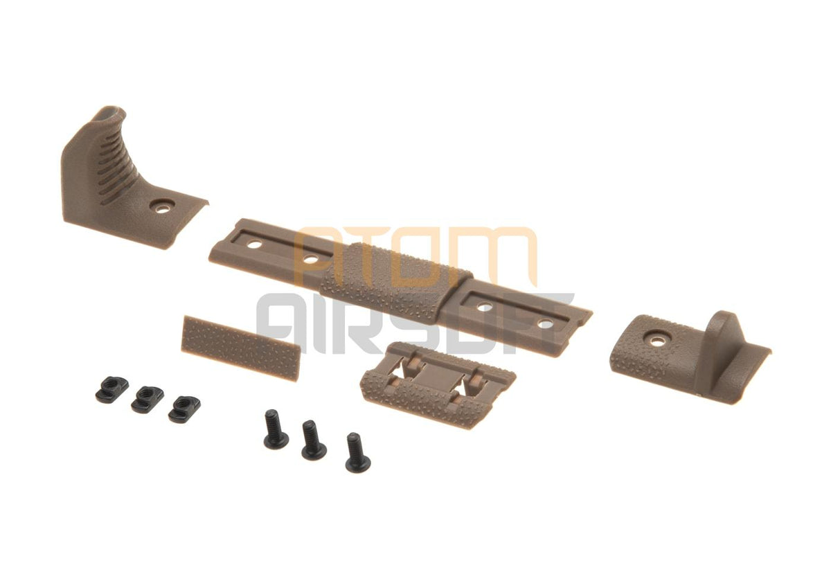 MP M-LOK & Keymod "Hand Stop Kit", rail panel - dark earth