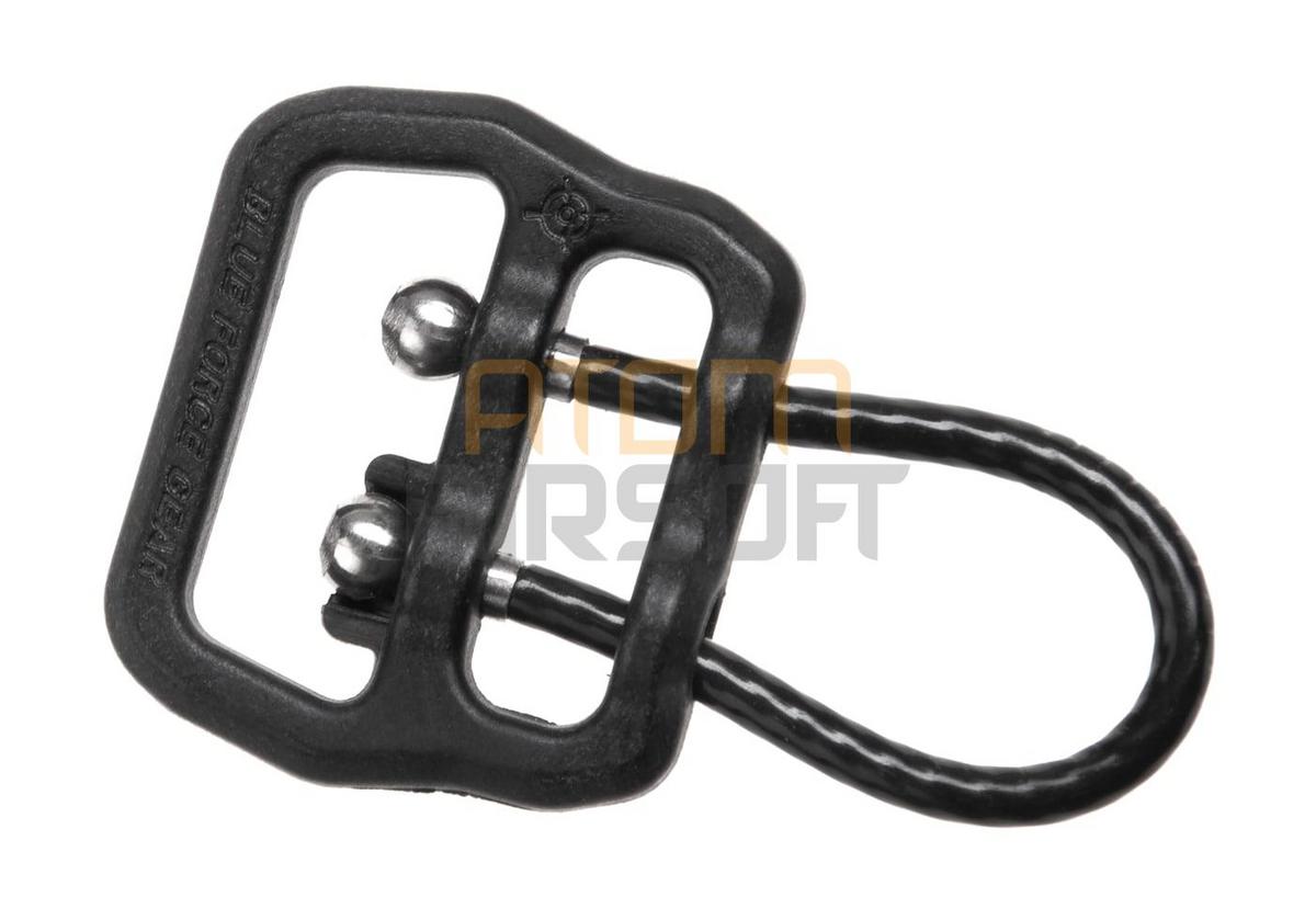 Blue Force Gear Uloop hihnalenkki, 1" - musta