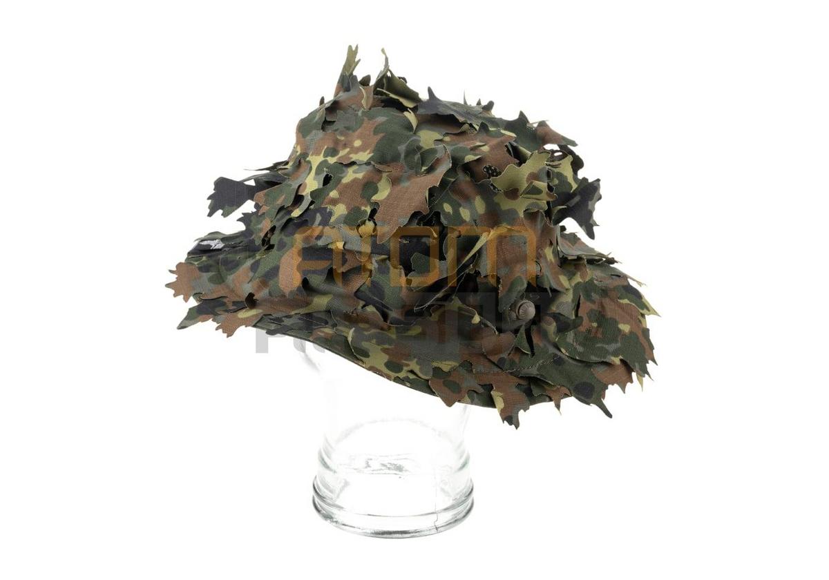 Invader Gear Boonie lierihattu, naamiolehdillä - Flecktarn