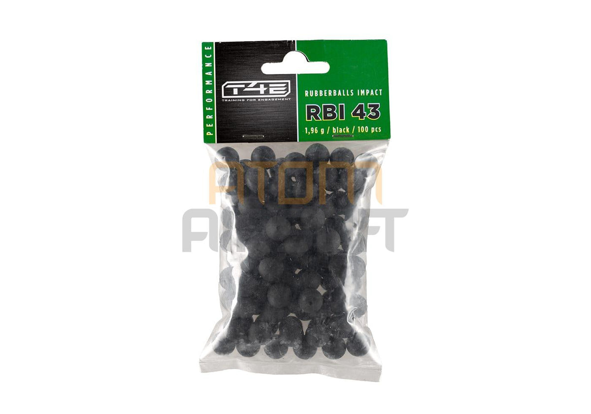 UMAREX T4E RB RBI steel rubber ball .43cal, 100 pcs