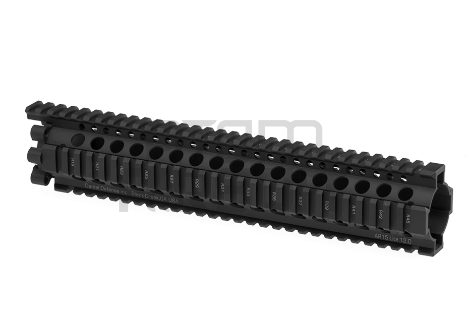 Madbull Daniel Defense Licensed AR15 RIS Rail, 12 inches - Black