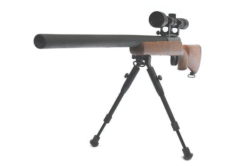WELL MB03EL bolt-action sniper rifle with scope and forelegs