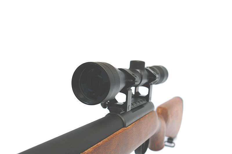 WELL MB03EL bolt-action sniper rifle with scope and forelegs