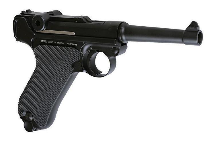 KWC P08 CO2 GBB pistol, full metal