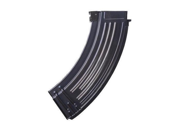 E&L Airsoft AK47 mid-cap steel magazine, 120 rounds - black