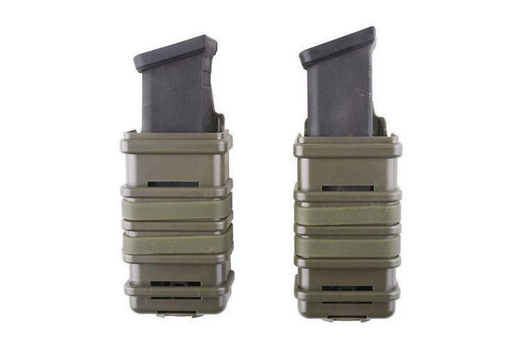 Primal Gear Open III (S) pistol MOLLE magazine pouch, 2pcs - olive