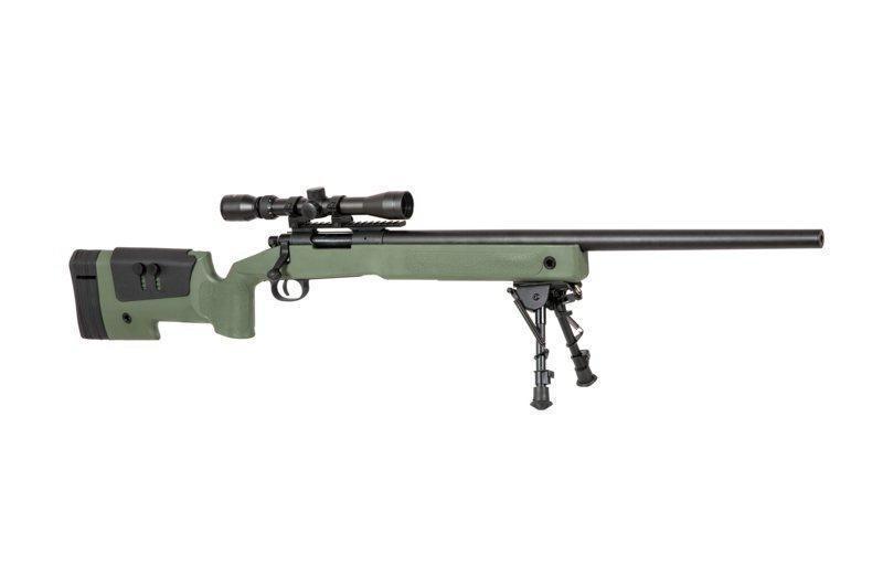Specna Arms SA-S02 CORE™ sniper rifle with scope and forelegs - olive