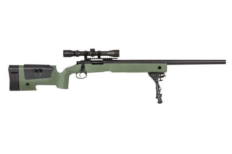Specna Arms SA-S02 CORE™ sniper rifle with scope and forelegs - olive