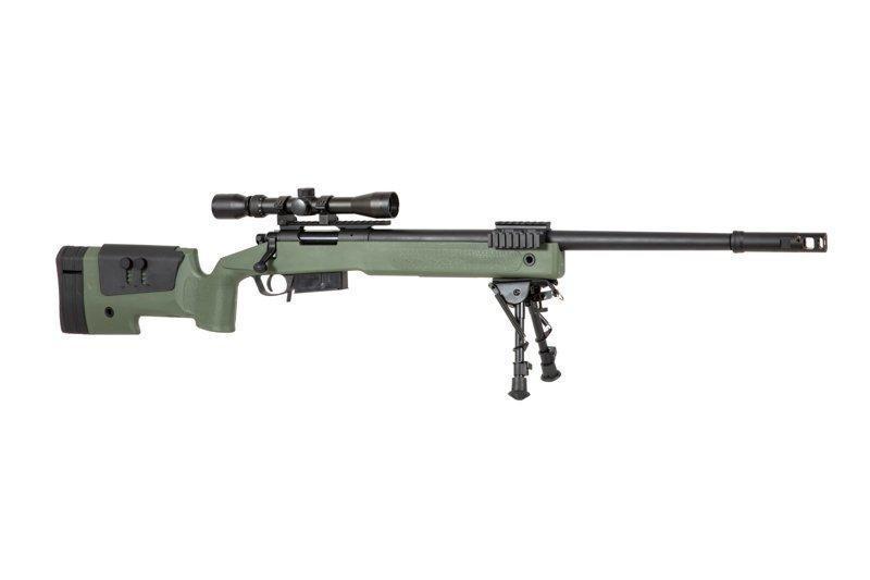Specna Arms SA-S03 CORE™ sniper rifle with scope and forelegs - olive