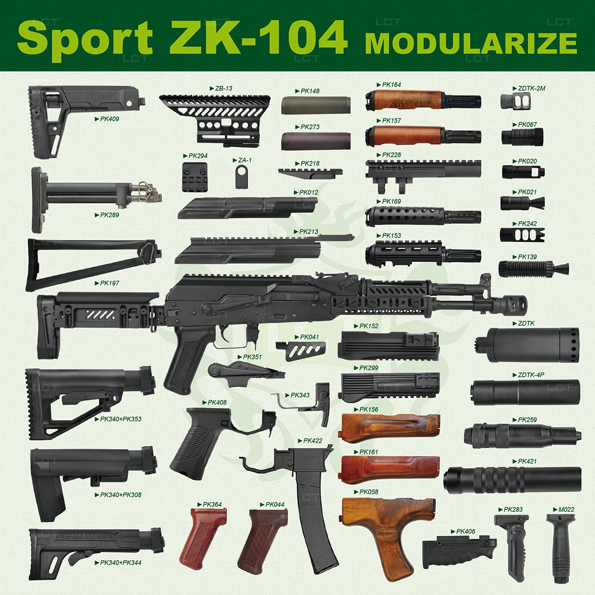 LCT ZKS-104 Sport AEG airsoft-replica