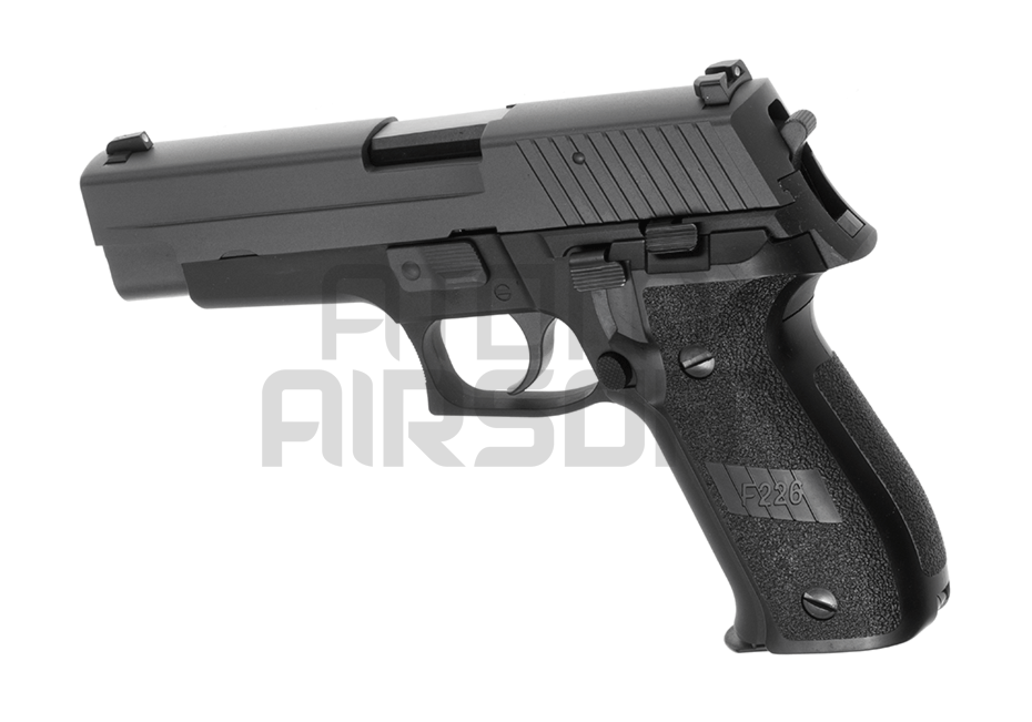 WE P226 GBB pistol, full metal - black
