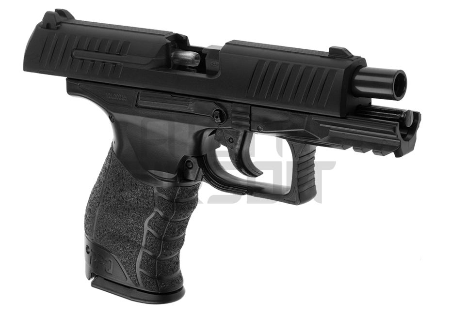 Walther PPQ metal slide, spring-operated - black