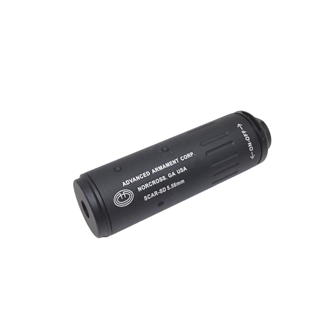 SHS AAC silencer with QD mount - black