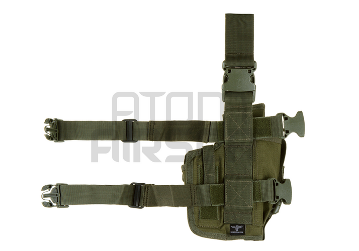 Invader Gear SOF Universaali pistoolin reisiholsteri, vasenkätinen - OD