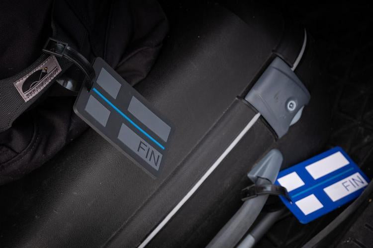 HIENOMERKKI MARK Thin Blue Line, nameplate