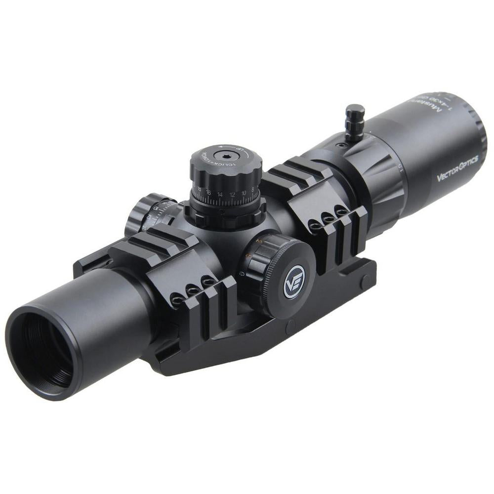 Vector Optics Mustang 1-4x30SFP Gen. 2 short-dot kiikaritähtäin