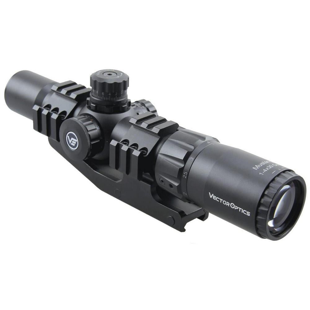 Vector Optics Mustang 1-4x30SFP Gen. 2 short-dot kiikaritähtäin
