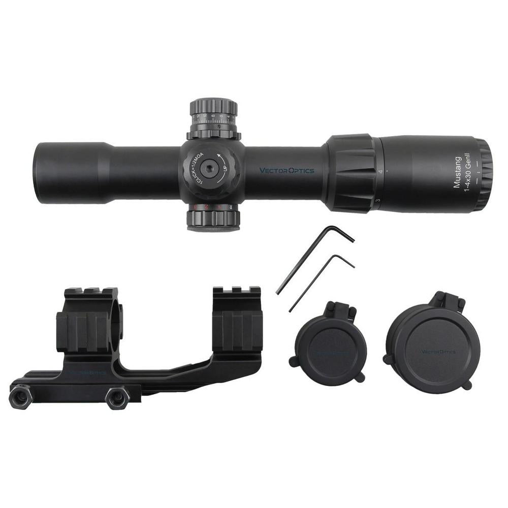 Vector Optics Mustang 1-4x30SFP Gen. 2 short-dot kiikaritähtäin