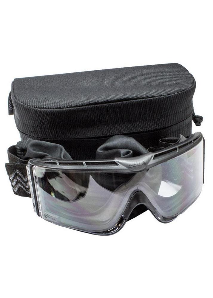 Bolle X810 safety glasses with clear lens - black