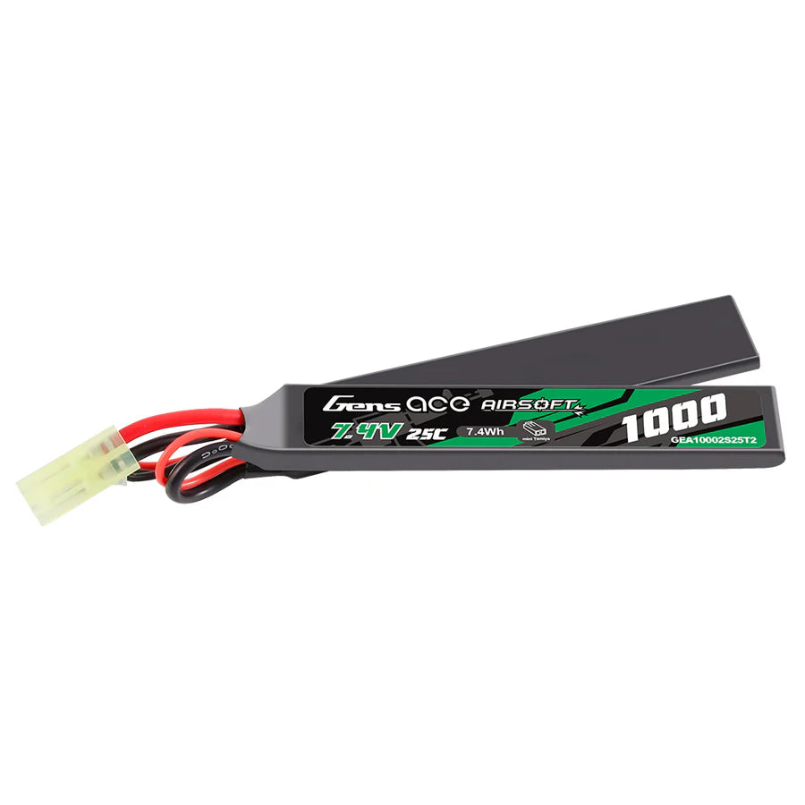 Gens Ace LiPo-akku 7,4V 1000mAh 2S/25C nunchuck, miniliitin