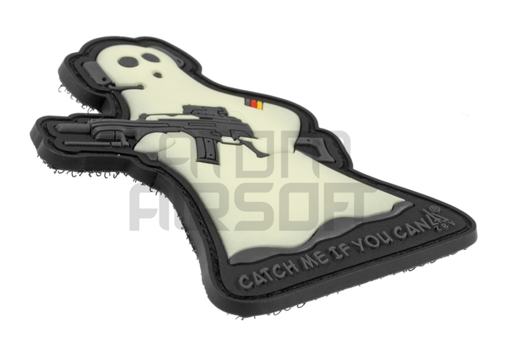 JTG Ghost Sniper Velcro Badge - Glows in the Dark