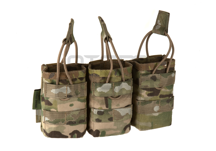 Warrior Assault Systems AK 7.62mm open top magazine pouch for three magazines - Multicam
