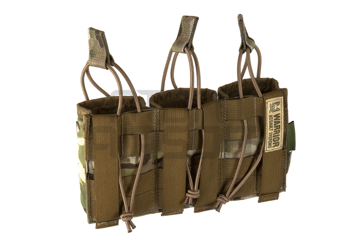 Warrior Assault Systems AK 7.62mm open top magazine pouch for three magazines - OD