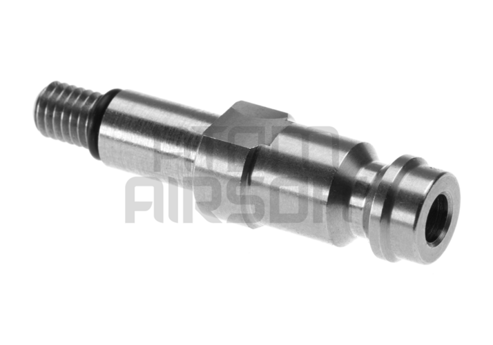 Action Army HPA adapter, EU quick connector, WE/KJW with filling valve thread