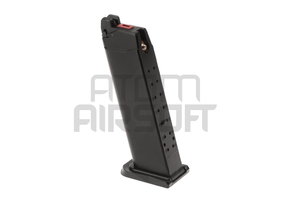 AW Custom VX Series GBB Gas Magazine, 25 Rounds - Black