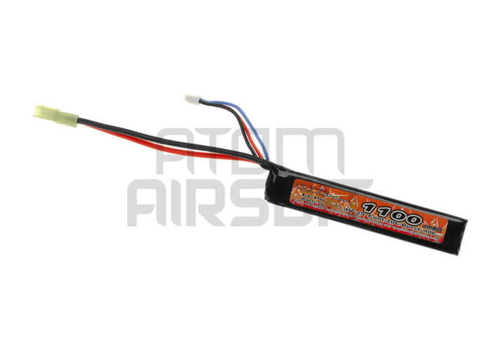 VB Power 7.4V 1100mAh LiPo battery, 20C - mini connector
