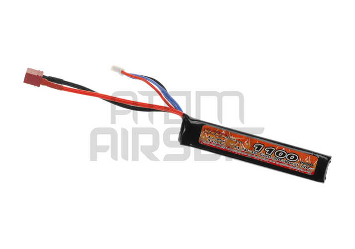 VB Power 11.1V 1100mAh LiPo battery, 20c - T-plug/Deans