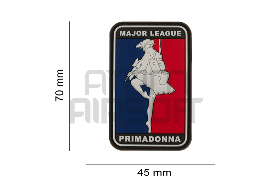 JTG Major League Primadonna Velcro Badge - Colored
