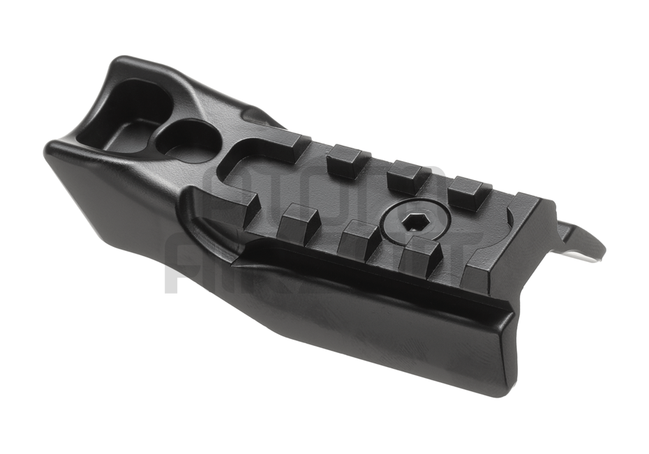 Action Army T10 bottom stock rail - black
