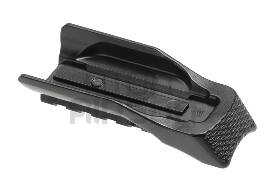 Action Army T10 tukin alempi kiskopala, bottom stock rail - musta